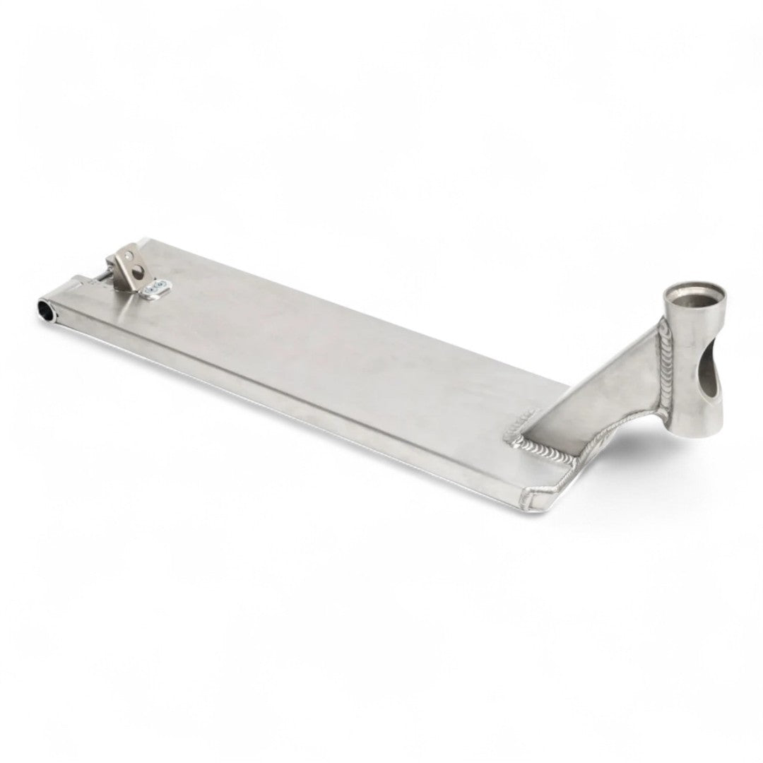 Apex Pro Raw Silver Boxed Stunt Scooter Deck - 6" x 21"